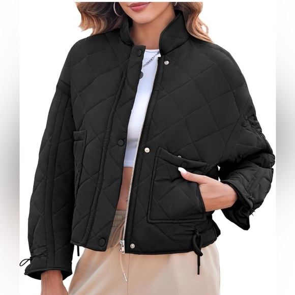 Jackets & Blazers - Black Quilted puffer Jacket